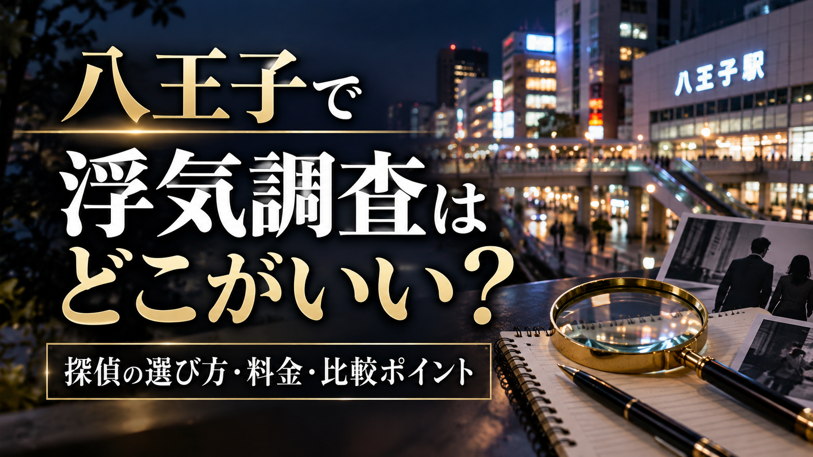 八王子で浮気調査はどこがいいか探偵の選び方・料金・比較ポイントを解説